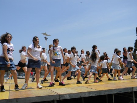 Sul palco di Acicastello